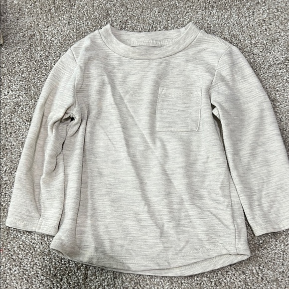 Cat & Jack Other - Cat & Jack Light Gray Long Sleeve Tee